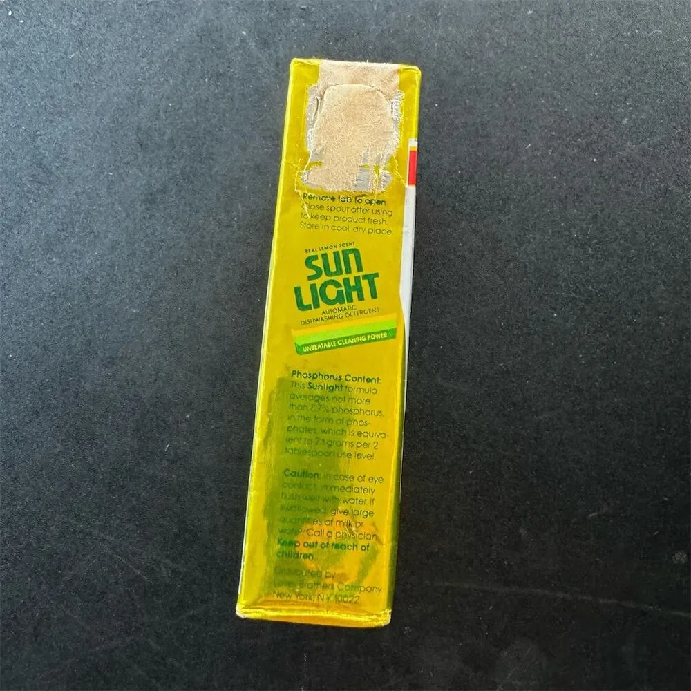 Sunlight Vintage Dishwashing Detergent Powder Lemon Scent 5.8oz